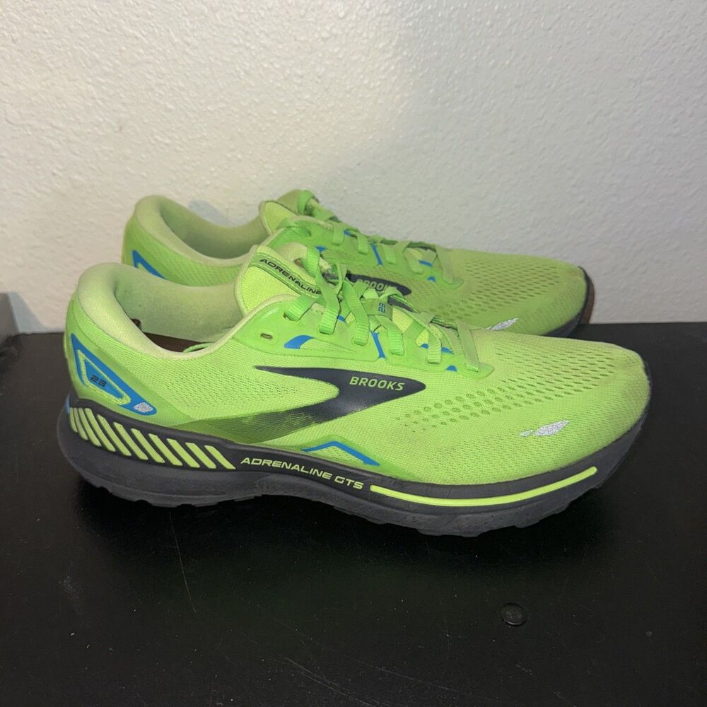 Brooks Adrenaline GTS 23 Mens 9.5 D Green Gecko 1103911D373 Running Shoes